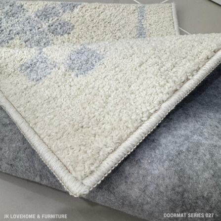 พรมเช็ดเท้า JKLOVEHOME DOORMAT SERIES 027 40X70 ซม. สีเบจ_4