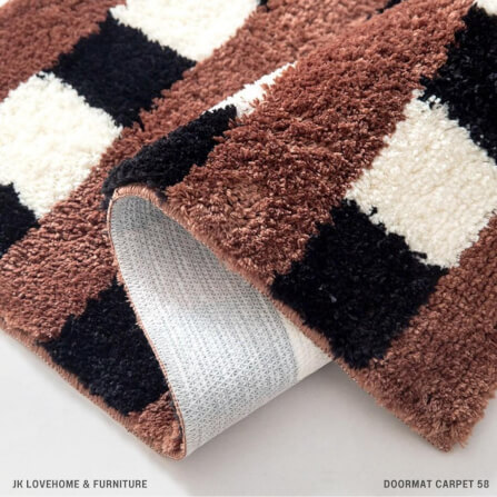 พรมเช็ดเท้า JKLOVEHOME DOORMAT SERIES 041 60X90 ซม. สีน้ำตาล_7