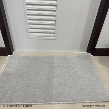 พรมเช็ดเท้า JKLOVEHOME DOORMAT SERIES 039 40X70 ซม. สีเทา_3