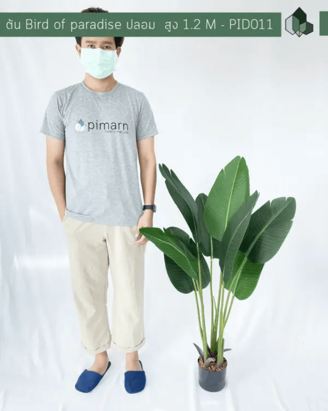 ต้นเบิร์ดปลอม PIMARN รุ่น PID011 สูง 1.2 เมตร