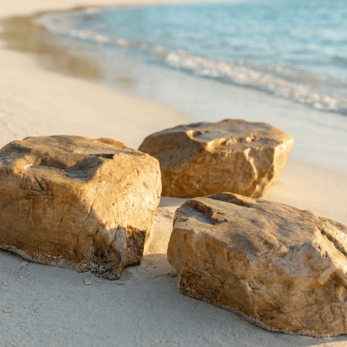ก้อนหินเทียมไฟเบอร์กลาส OCEANROCK DECOR รุ่น OCR05 สําหรับงานตกแต่งสวน สีน้ำตาล