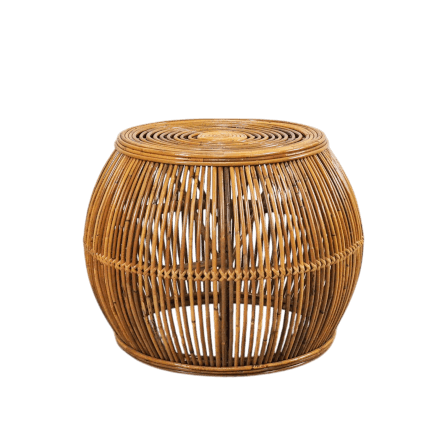สตูล หวายแท้ PISAMAI รุ่น DIB STOOL สไตล์ TROPICAL ขนาด 52*52*58 ซม. สีธรรมชาติ_0