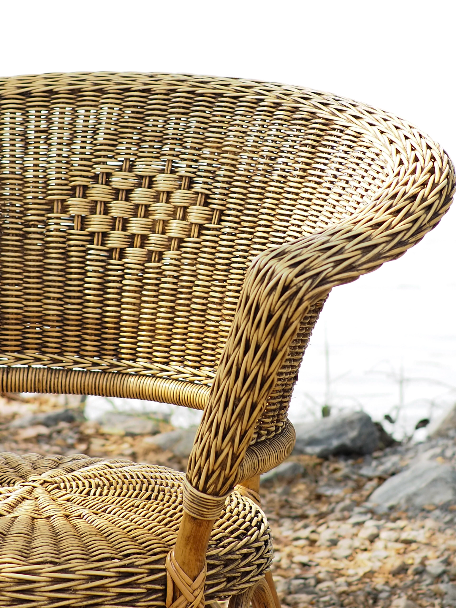เก้าอี้พักผ่อน หวายแท้ PISAMAI รุ่น AKONG CHAIR ทรงคลาสสิค_2