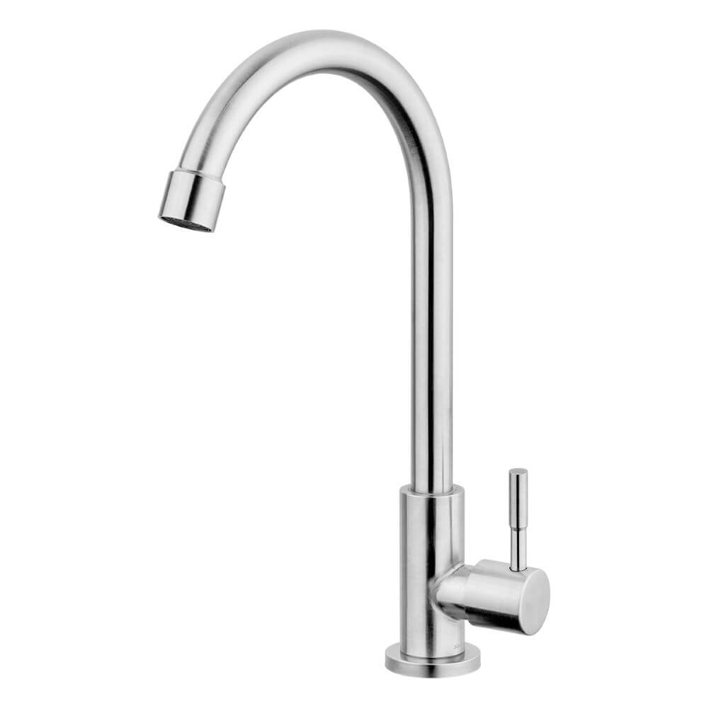 ก๊อกซิงค์เดี่ยวเคาน์เตอร์ DINOSAUR WASHTUB รุ่น YS42/7 สีเงิน_0