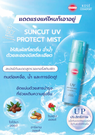 ครีมกันแดด SUNCUT ยูวี โพรเทค มีส SPF50+ PA++++ 60 กรัม_8