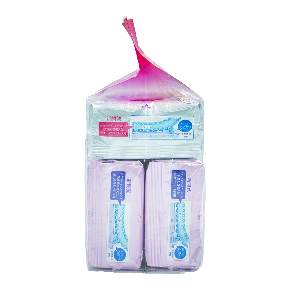 แผ่นเช็ดเครื่องสำอาง SOFTYMO สูตรไฮยาลูรอน (52 แผ่น X 2 ห่อ) แถมฟรี สูตรกระจ่างใส (52 แผ่น X 1 ห่อ)_3