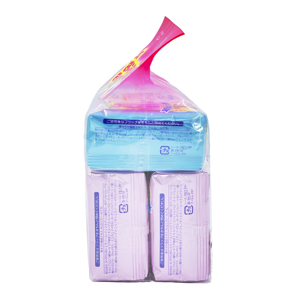 แผ่นเช็ดเครื่องสำอาง SOFTYMO สูตรไฮยาลูรอน (52 แผ่น X 2 ห่อ) แถมฟรี สูตรคอลลาเจน (52 แผ่น X 1 ห่อ)_4