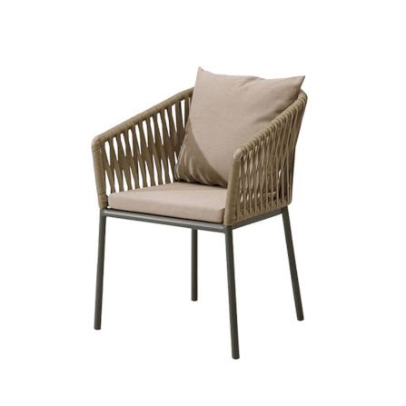 เก้าอี้กลางแจ้ง CHANN RP001-A  ขนาด 60*60*83*SH48 สี น้ำตาล_5