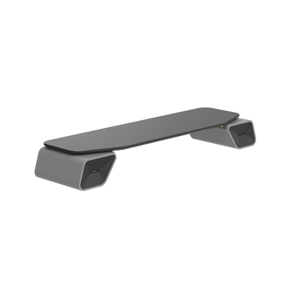 แท่นวางจอ ERGONOZ EGN-LEVATOR-LIFT-85-B, สีดำ (LEVATOR-LIFT มีลำโพงในตัวและไฟ RGB)_0