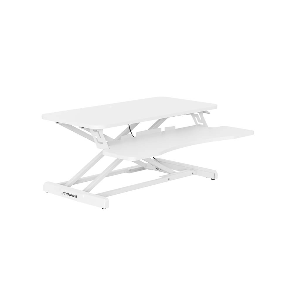 โต๊ะปรับระดับ โต๊ะทำงานแบบยืน ERGONOZ EGN-STA01V2-W, สีขาว (STANDING DESK CONVERTER V.2)