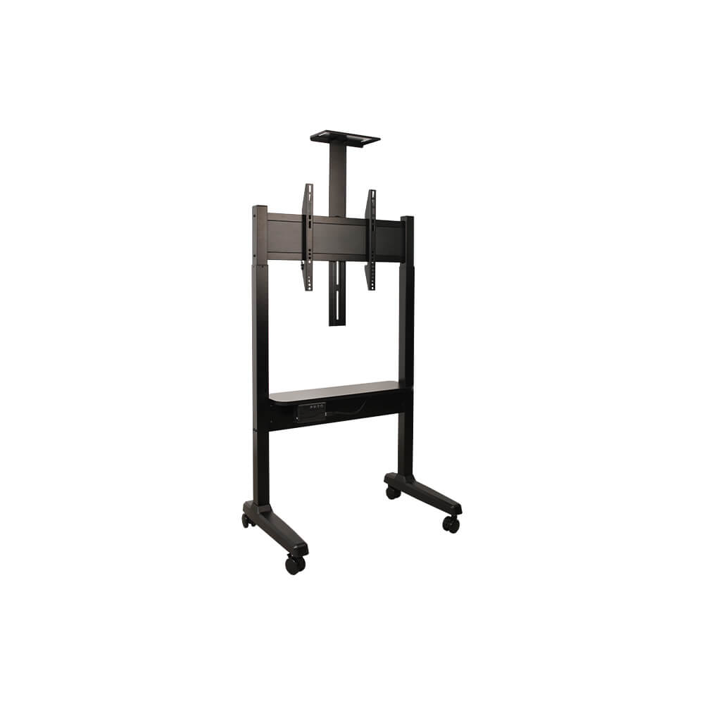 ขาตั้งจอทีวีปรับระดับ มีล้อเลื่อน ERGONOZ EGN-MOBIL02-EL-B, สีดำ_0