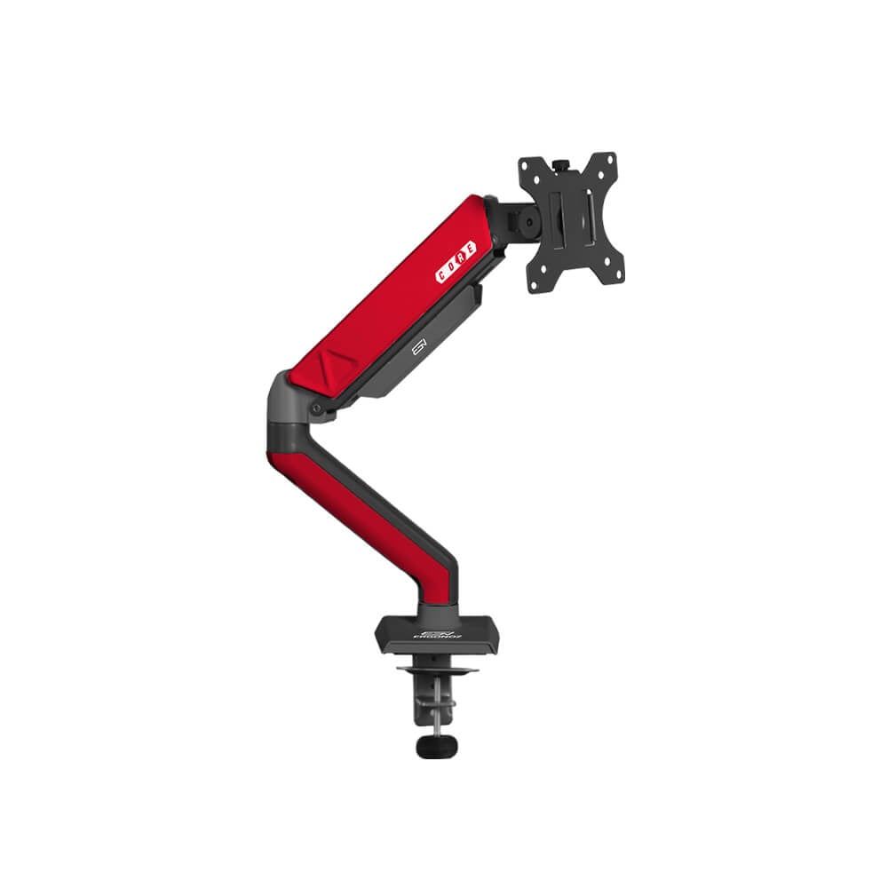 แขนจับจอ ERGONOZ รุ่น CORE แขนเดี่ยว สำหรับหน้าจอ 17 - 32 นิ้ว สีแดง (EGN-CORE-S-R)_1