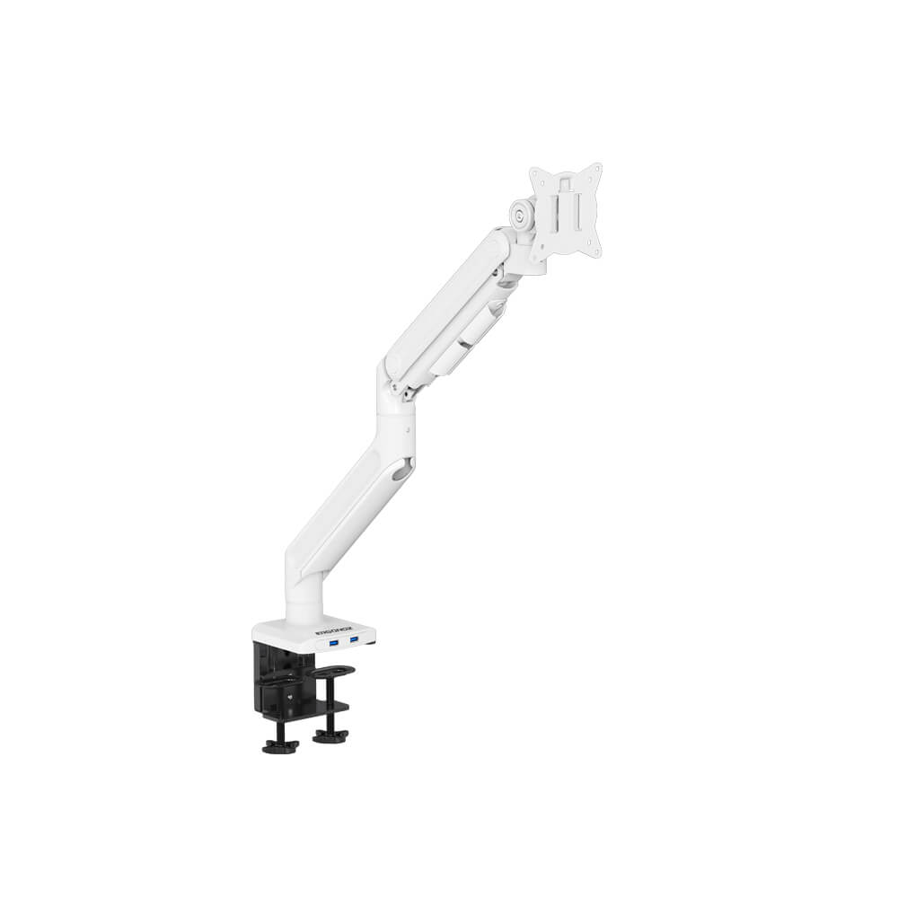แขนจับจอ ERGONOZ รุ่น TITAN HEAVY DUTY แขนเดี่ยว สำหรับหน้าจอ 15 - 57 นิ้ว สีขาวด้าน (EGN-TITAN-S)_1