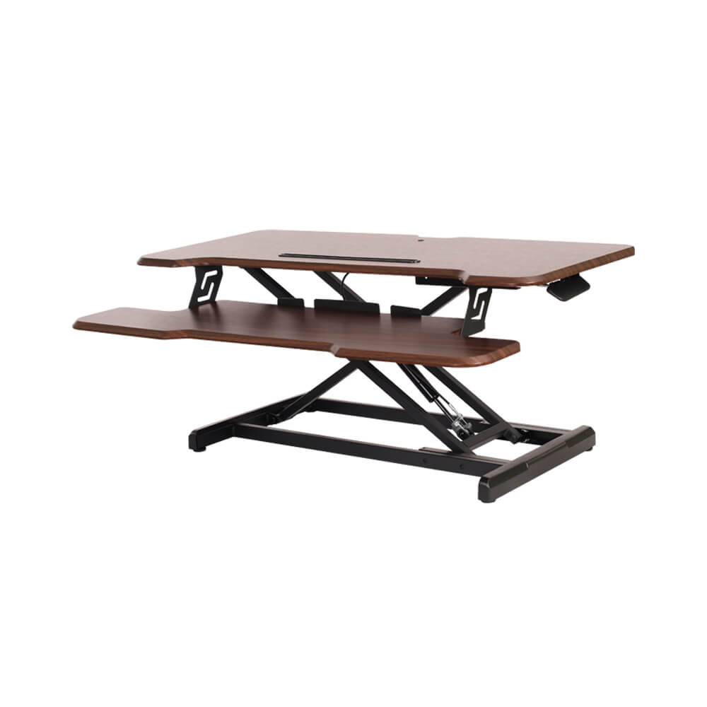 โต๊ะปรับระดับ โต๊ะทำงานแบบยืน ERGONOZ EGN-STA03-BR, สีน้ำตาล (STANDING DESK CONVERTER)_1