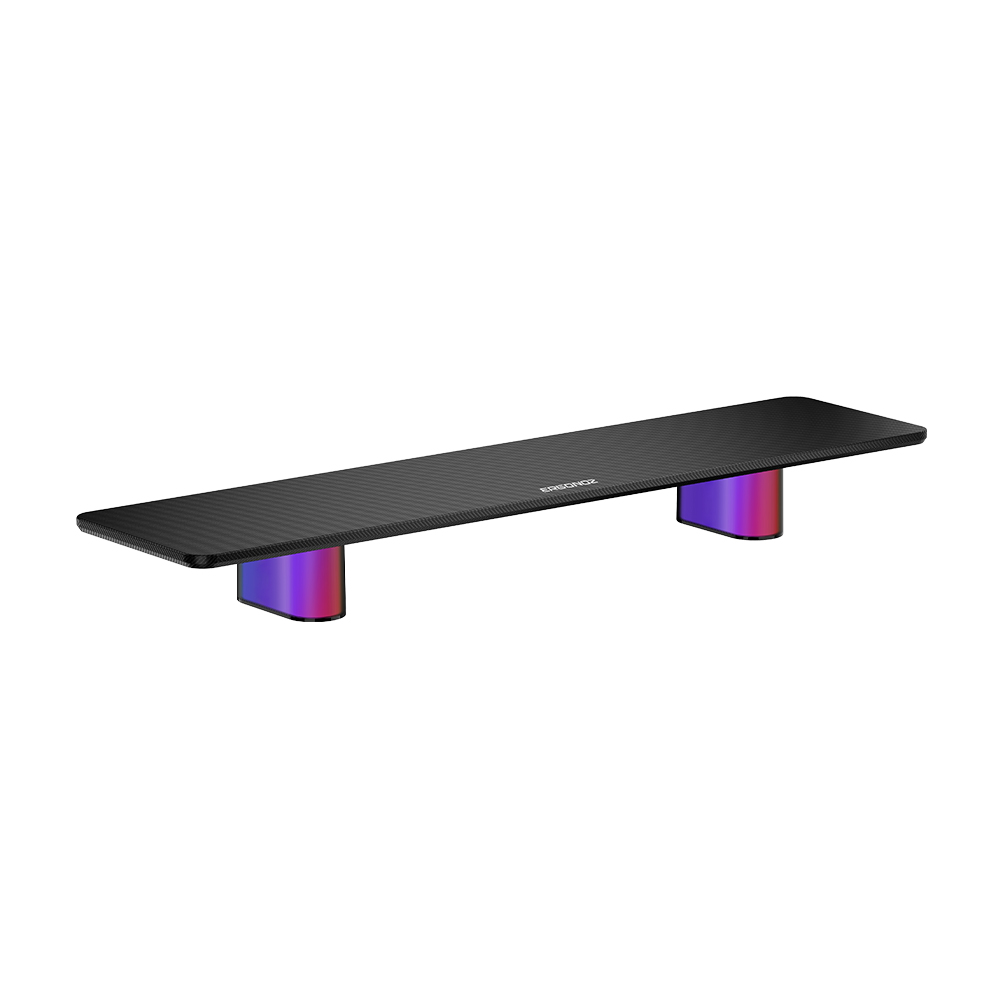 แท่นวางจอ ERGONOZ EGN-LUMINAR-100-B กว้าง 100 ซม., สีดำ (LEVATOR LUMINAR MONITOR RISER มีไฟ RGB)_1