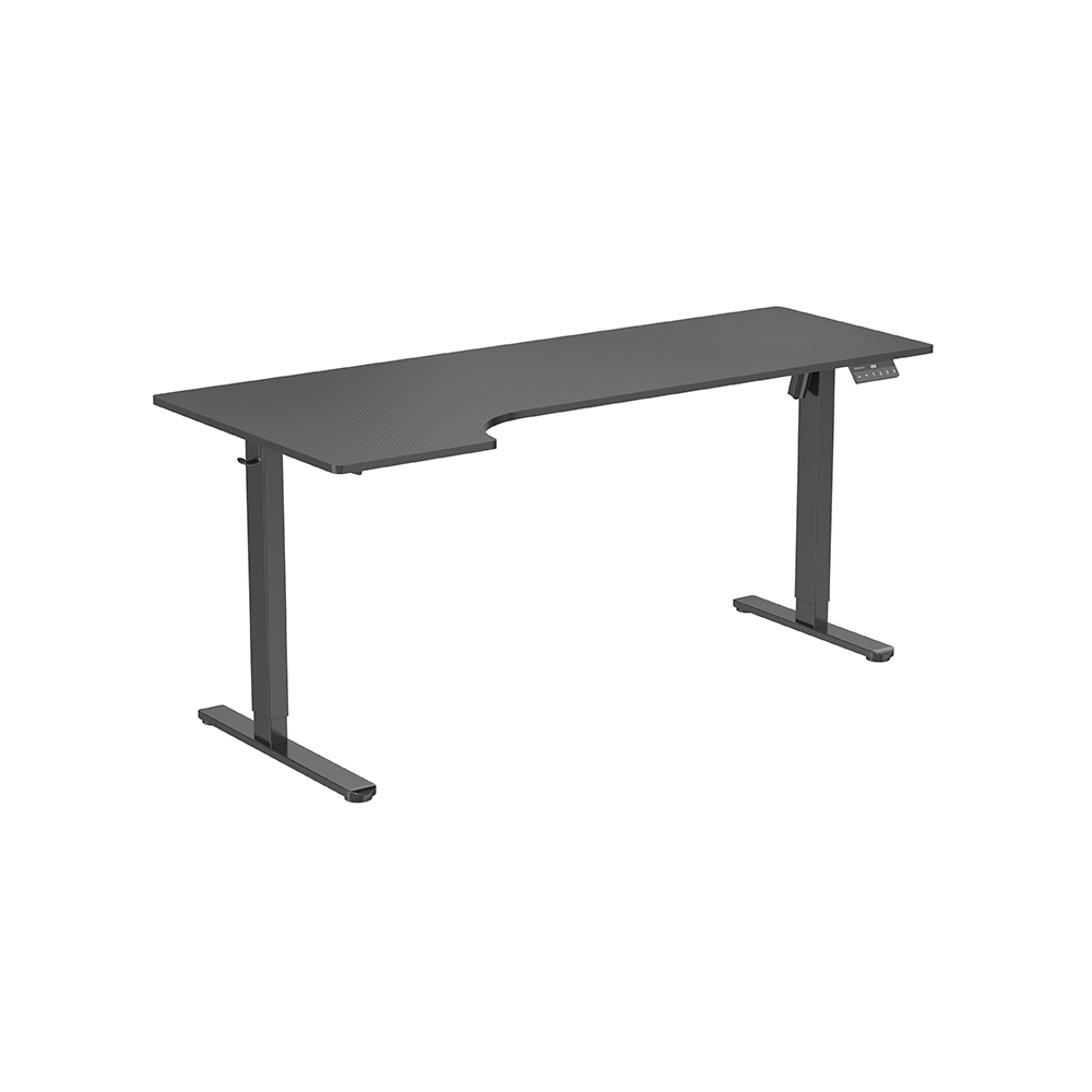โต๊ะปรับระดับไฟฟ้า ERGONOZ EGN-ELSTA03-B, สีดำ (INTEGRA L-SHAPE ELECTRIC STANDING DESK)_1