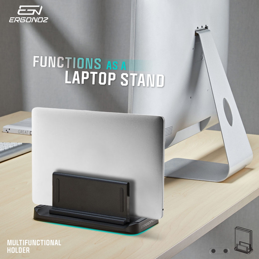 ที่วางอุปกรณ์ ที่วางแล็ปท็อป ERGONOZ EGN-ACC21, สีดำ (ที่วางอุปกรณ์อเนกประสงค์ 2-IN-1)_5