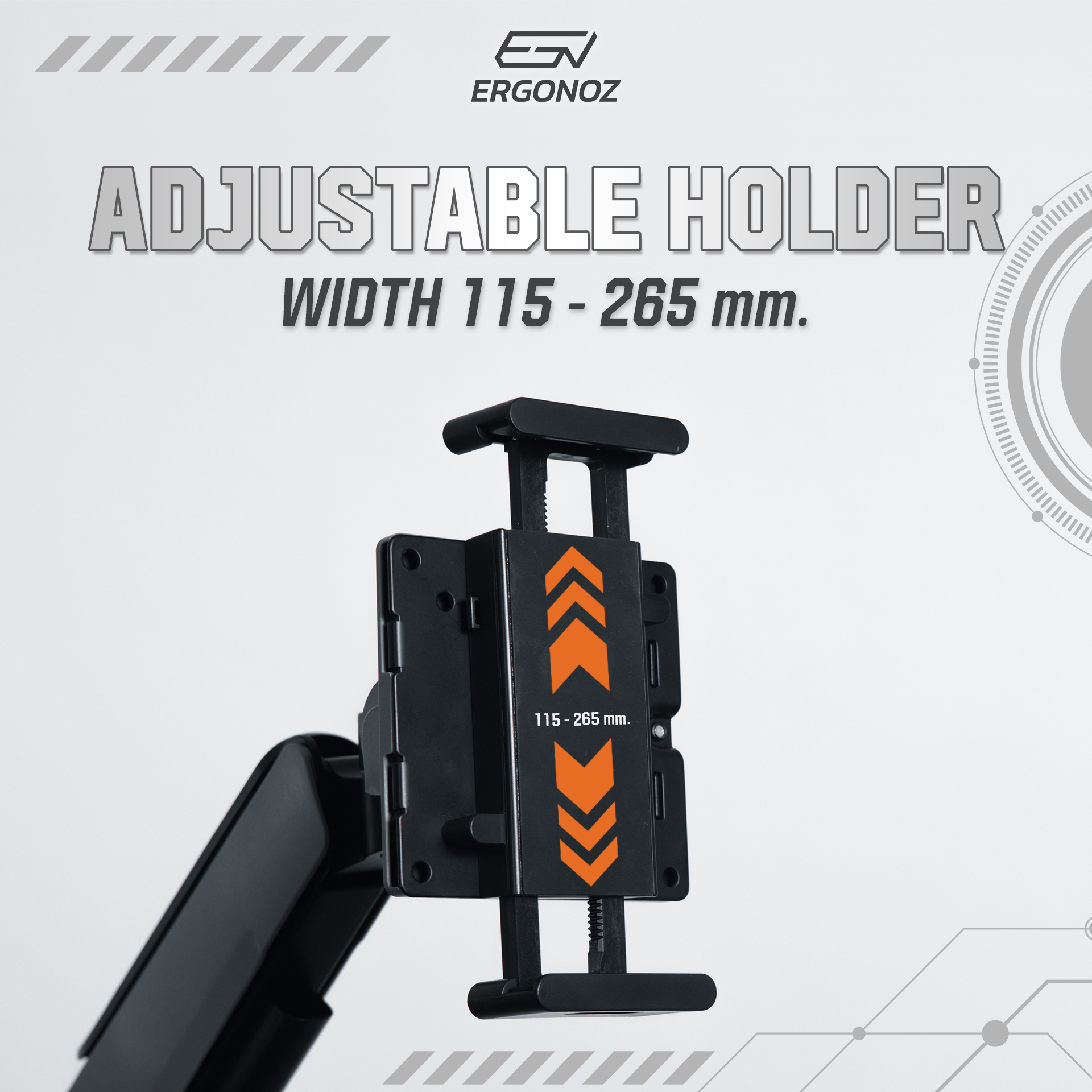 ที่วางแท็บเล็ต ที่วาง IPAD ERGONOZ EGN-ACC03V2, สีดำ (TABLET IPAD HOLDER V.2)_5