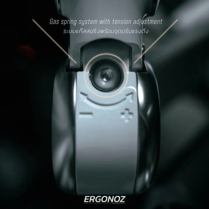 แขนจับจอ ERGONOZ รุ่น ASTRO แขนเดี่ยว สำหรับหน้าจอ 13 - 35 นิ้ว สีขาว (EGN-ASTRO-S-W)_6