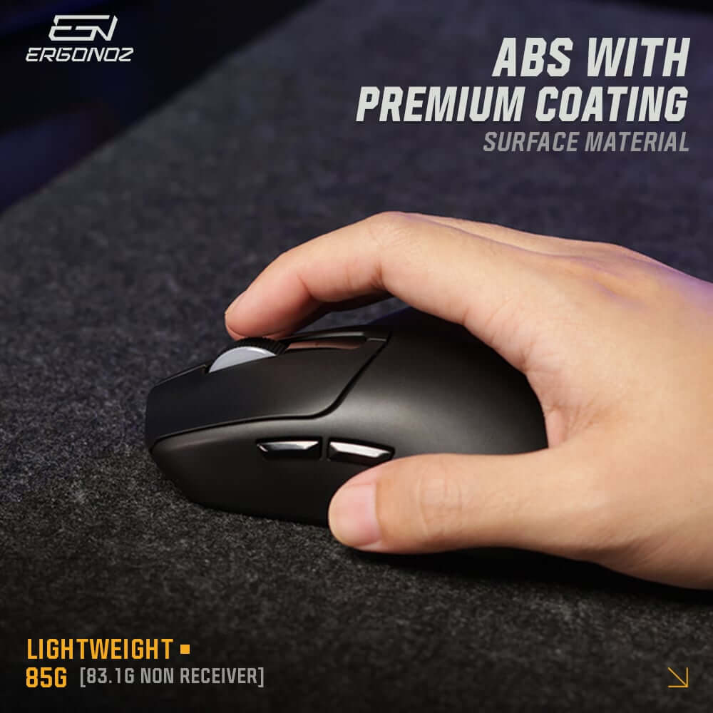 เมาส์เกมมิ่งไร้สาย, ERGONOZ EZ-VELOZ-EP1-B, สีดำ (EZZENTIAL GAMING MOUSE VELOZ ONE)