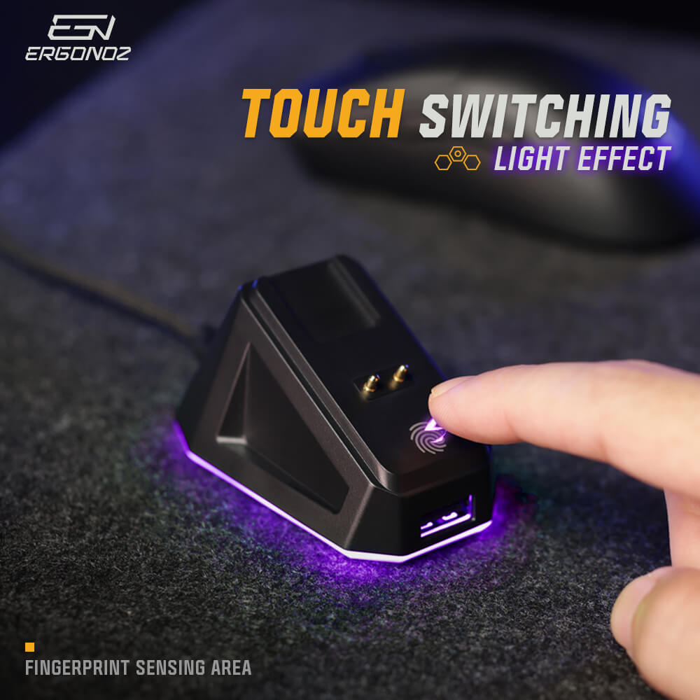 เมาส์เกมมิ่งไร้สาย, ERGONOZ EZ-VELOZ-EP2-B, สีดำ (EZZENTIAL GAMING MOUSE VELOZ X)_9