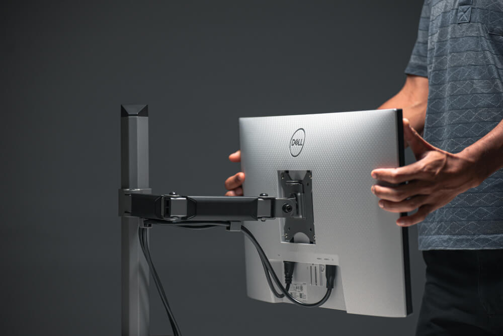 แขนจับจอ ERGONOZ รุ่น FULL MOTION ARM แขนเดี่ยว สำหรับหน้าจอ 17 - 32 นิ้ว สีเทาเข้ม (EGN-FMAV2-S)_7