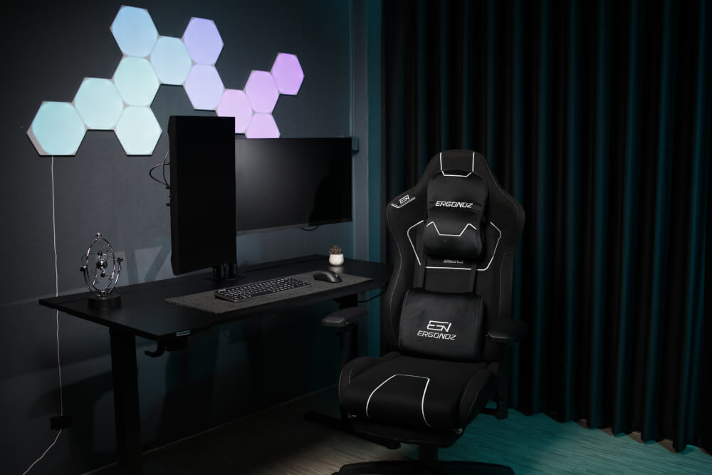 เก้าอี้เกมมิ่ง ERGONOZ INTEGRA GAMING CHAIR สีดำ (EGN-INTEGRA-B)_4