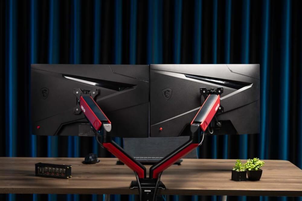 แขนจับจอ ERGONOZ รุ่น CORE แขนคู่ สำหรับหน้าจอ 17 - 32 นิ้ว สีแดง (EGN-CORE-D-R)_8