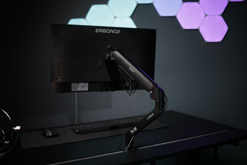 แขนจับจอ ERGONOZ EZZENTIAL รุ่น PYROZ แขนเดี่ยว สำหรับหน้าจอ 17 - 32 นิ้ว สีดำด้าน (EEZ-PYROZ-S-B)_9