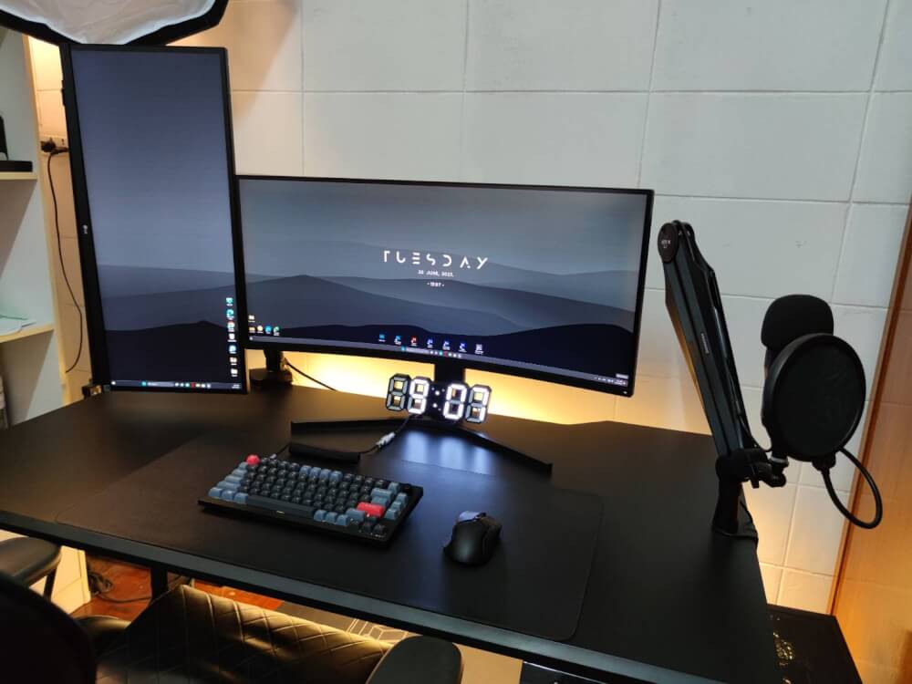 แขนจับไมค์ ERGONOZ IOCTAVIA SERIES MICROPHONE BOOM ARM (EGN-OCT01) สำหรับไมโครโฟน 3/8’’ และ 5/8’’ สีดำด้าน (ไม่รวมตัวไมค์)_6