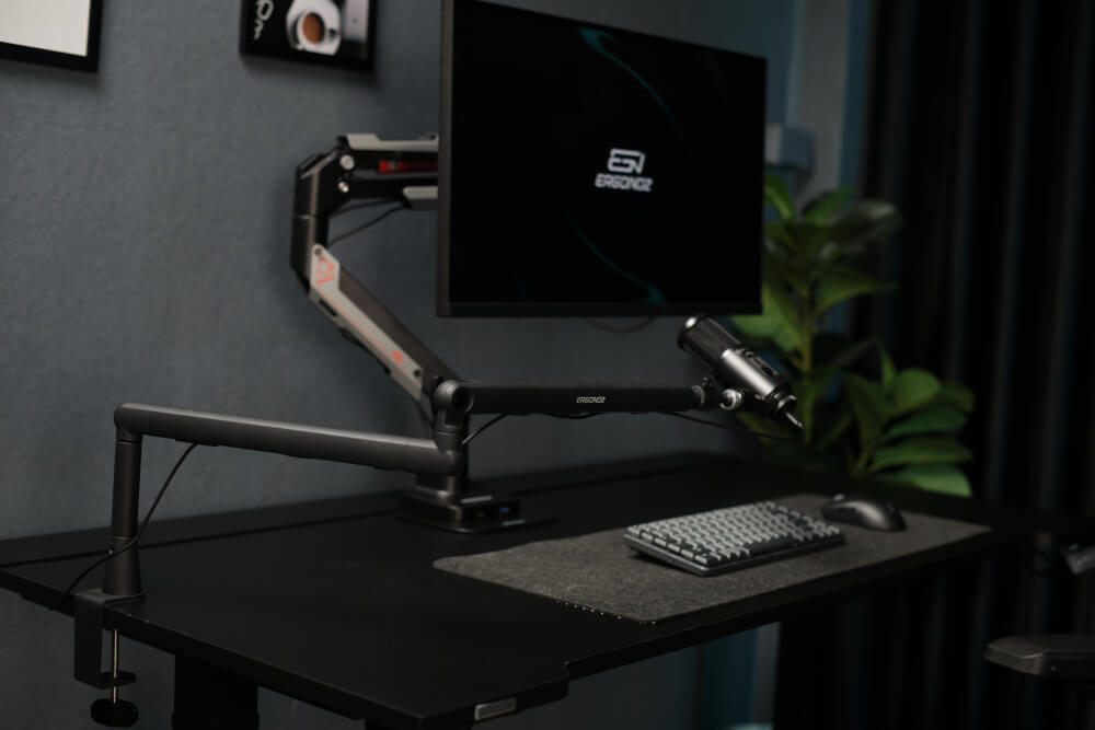 แขนจับไมค์ ERGONOZ IOCTAVIA SERIES MICROPHONE BOOM ARM V.2 (EGN-OCT02) สำหรับไมโครโฟน 3/8’’ และ 5/8’’ สีดำ (ไม่รวมตัวไมค์)_8