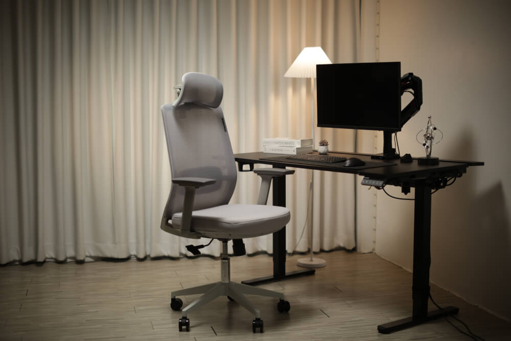 เก้าอี้ทำงาน เก้าอี้สุขภาพ ERGONOZ EGN-UNO-G สีเทา (UNO ERGONOMIC CHAIR)_8