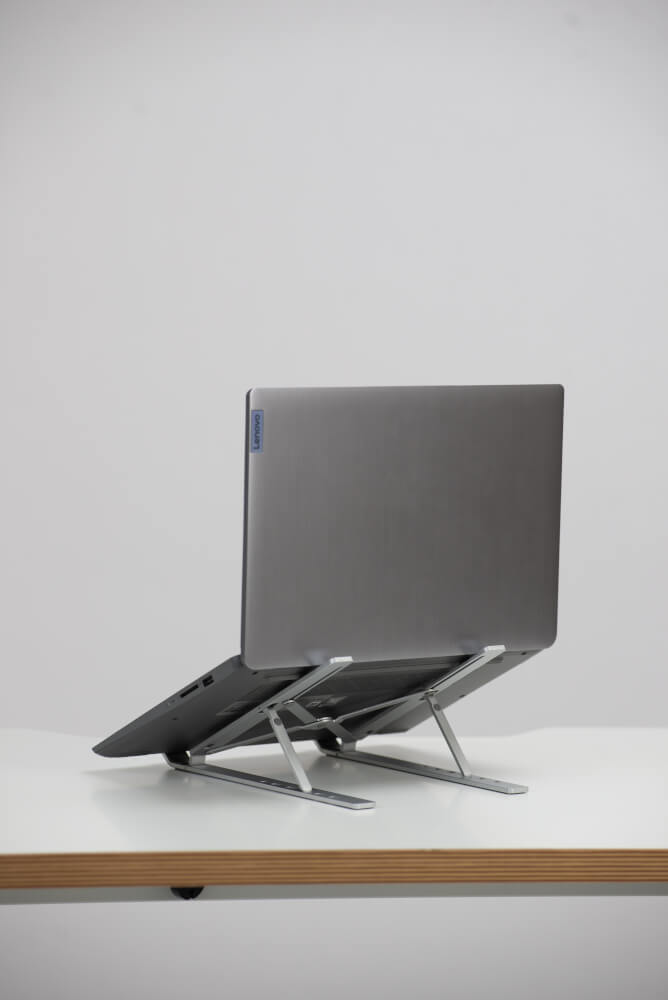 แท่นวางโน็ตบุ๊ค แท่นวางแล็ปท็อป ERGONOZ LEVATOR LITE PORTABLE LAPTOP RISER, สีเทา (EGN-LEVATOR-LITE)_8