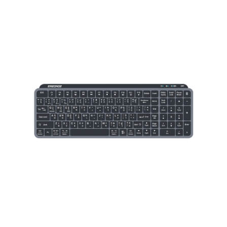 คีย์บอร์ดไร้สาย, ERGONOZ EGN-KB01, สีดำ (KEYBOARD 01 2 ระบบ รองรับทั้ง 2.4GHZ และ BLUETOOTH)_0