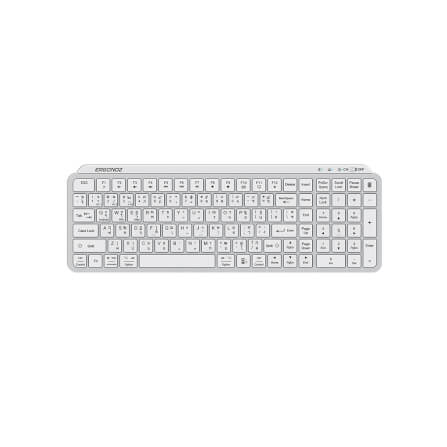 คีย์บอร์ดไร้สาย, ERGONOZ EGN-KB01-W, สีขาว (KEYBOARD 01 2 ระบบ รองรับทั้ง 2.4GHZ และ BLUETOOTH)