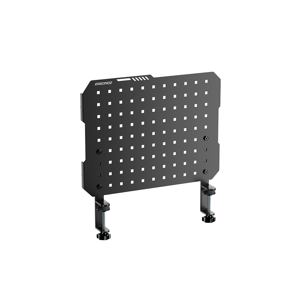 แผงบอร์ดสำหรับแขวนอุปกรณ์ ERGONOZ EGN-PANEL03-B-EX, สีดำ (แผงบอร์ดแบบหนีบขอบโต๊ะ)_0