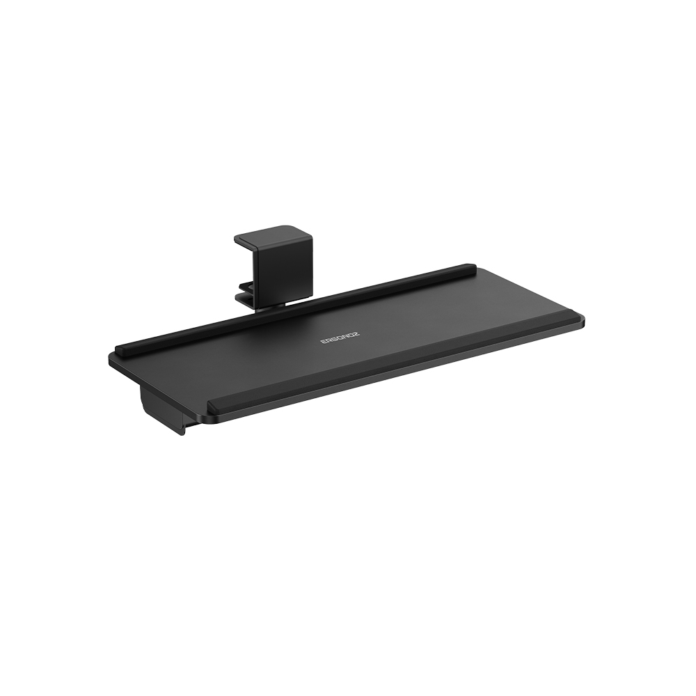 ชั้นวางคีย์บอร์ดแบบพับได้ ERGONOZ EGN-UDAC-01-B, สีดำ (UNDER-DESK KEYBOARD TRAY)_0