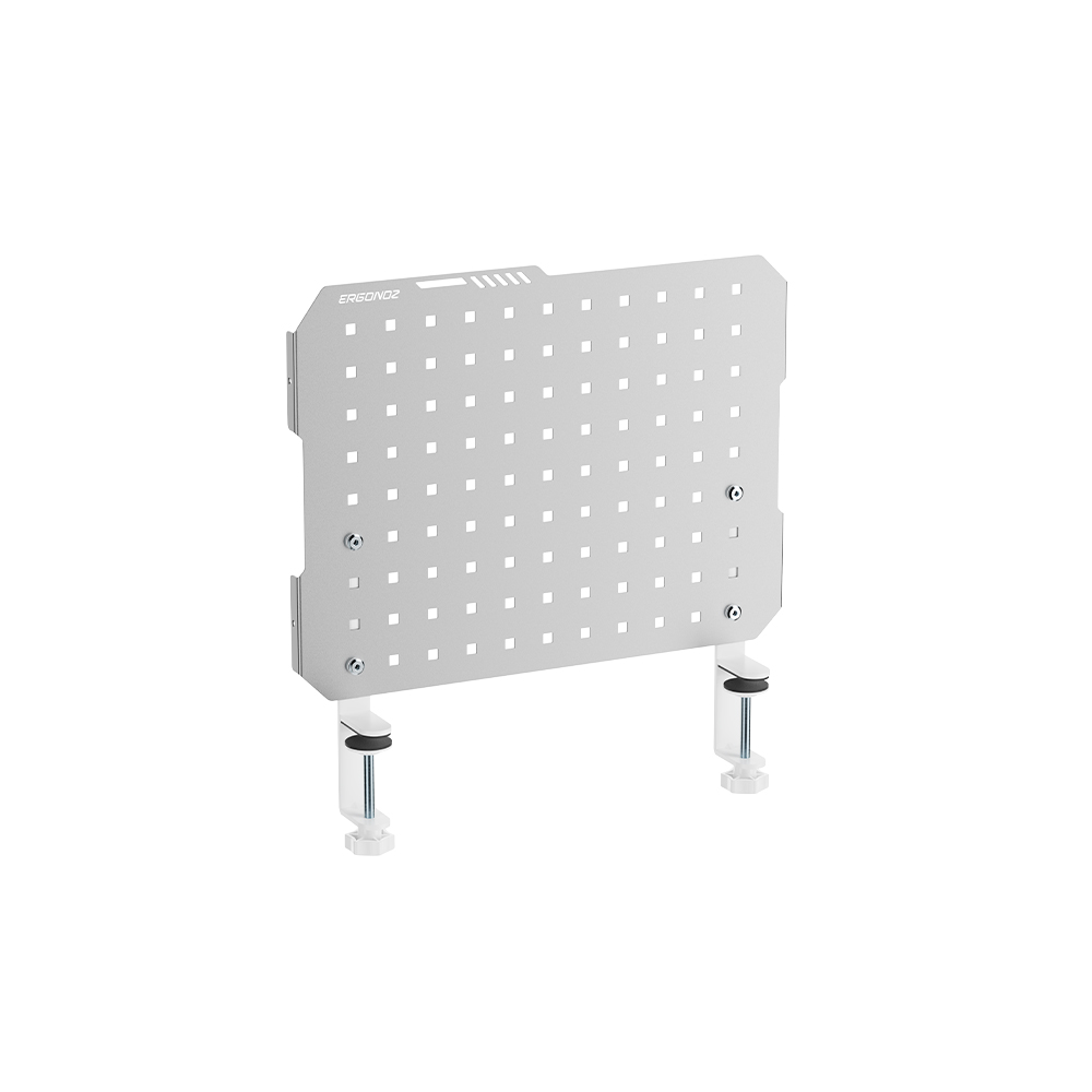 แผงบอร์ดสำหรับแขวนอุปกรณ์ ERGONOZ EGN-PANEL03-G-EX, สีเทา (แผงบอร์ดแบบหนีบขอบโต๊ะ)_0