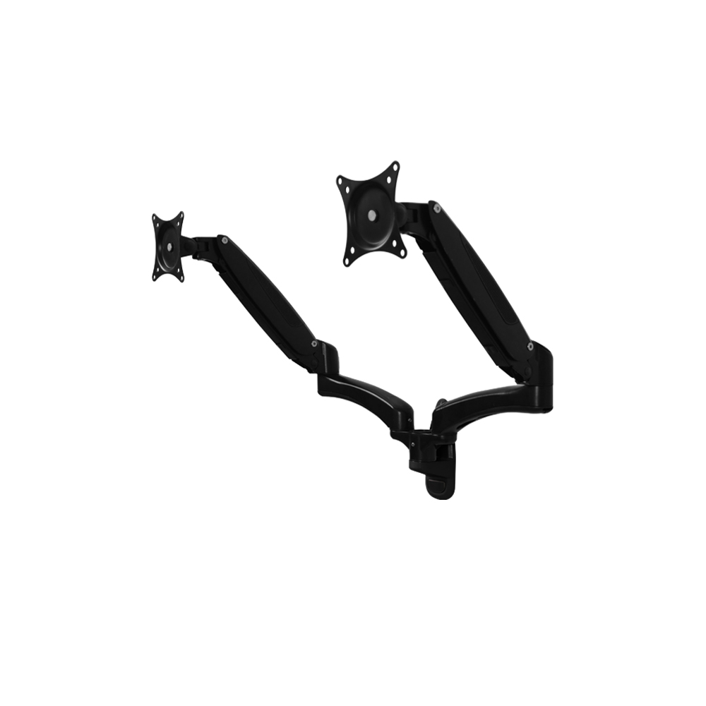 แขนจับจอ ERGONOZ รุ่น METALIC 02 WALL MOUNT SET05 แขนคู่ สำหรับหน้าจอ 15 - 32 นิ้ว สีดำ (EGN-02-SET05-B)_1