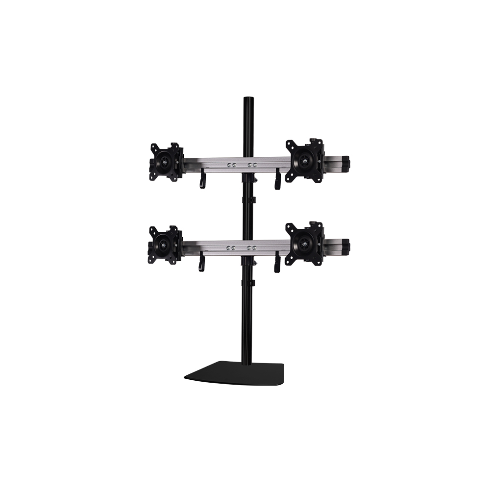 แขนจับจอ ERGONOZ รุ่น 02 DIY BAR สำหรับหน้าจอ 15 - 27 นิ้ว จำนวน 4 จอ สีดำ (EGN-02-BB2-04-B)_2