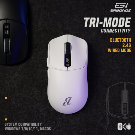 เมาส์เกมมิ่งไร้สาย, ERGONOZ EZ-VELOZ-EP1-B, สีดำ (EZZENTIAL GAMING MOUSE VELOZ ONE)_3