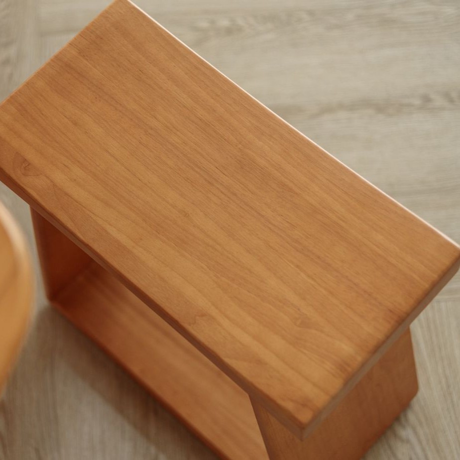 เก้าอี้บาร์ไม้ยางพารา MAAI DESIGN รุ่น BULL STOOL สีโอ๊ค