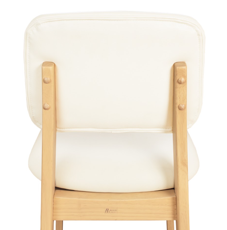 เก้าอี้ทานข้าวไม้ยางพารา MAAI DESIGN รุ่น AIKO CHAIR สีบีช_2