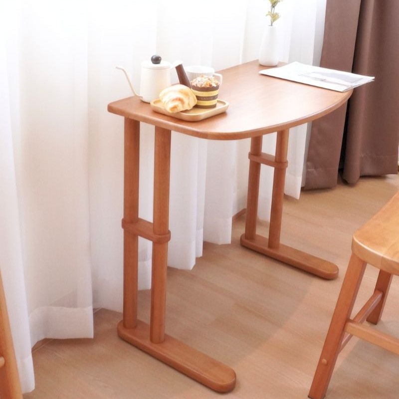 โต๊ะทำงานไม้ยางพารา ปรับ2ระดับ MAAI DESIGN รุ่น TACHI SIDE TABLE สีโอ๊ค_8
