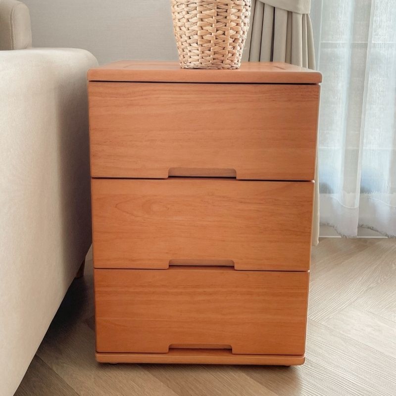 ตู้ลิ้นชักไม้ยางพารา MAAI DESIGN รุ่น SANTO SIDE TABLE สีโอ๊ค_8