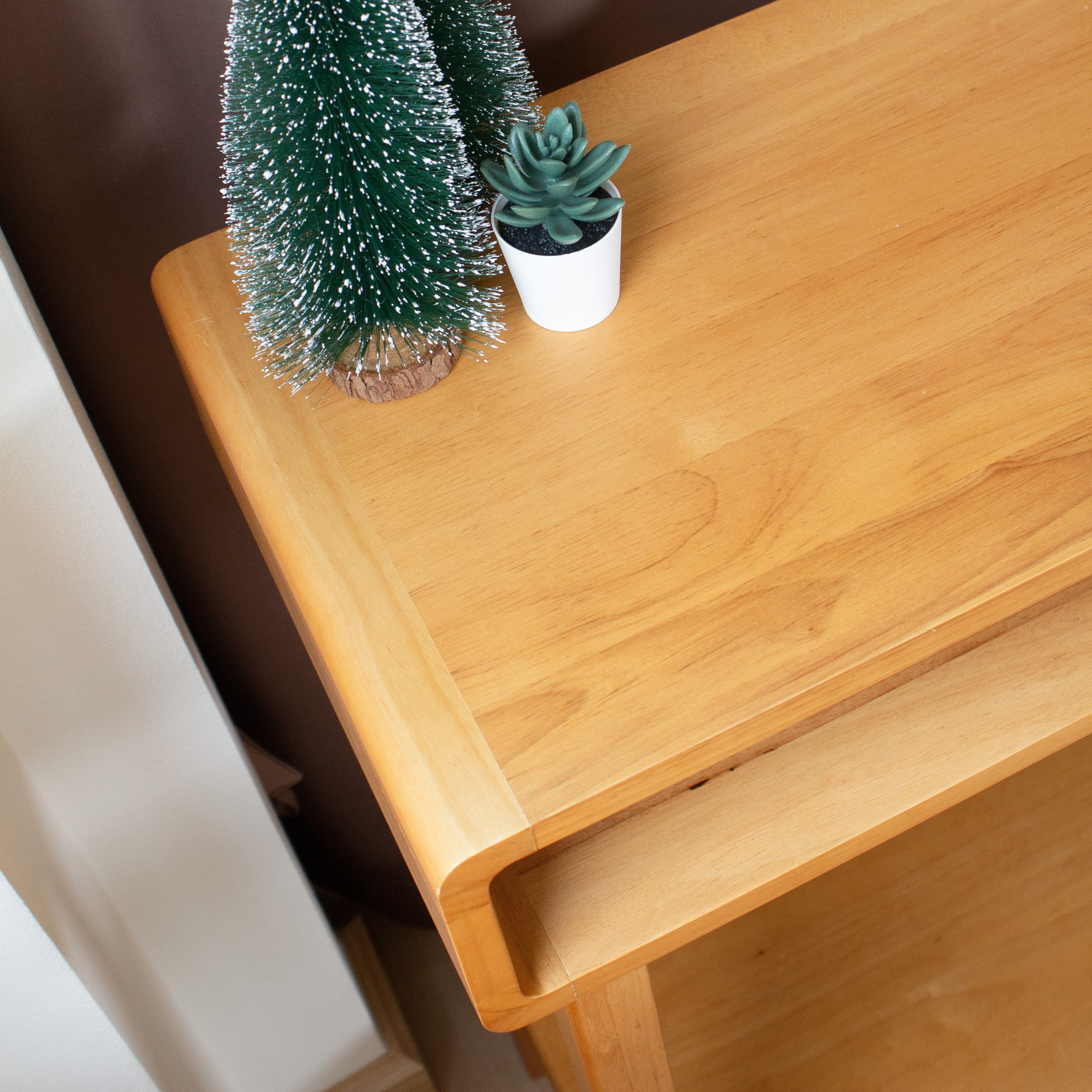 โต๊ะบาร์ไม้ยางพารา MAAI DESIGN รุ่น MITASU CONSOLE TABLE สีโอ๊ค_9