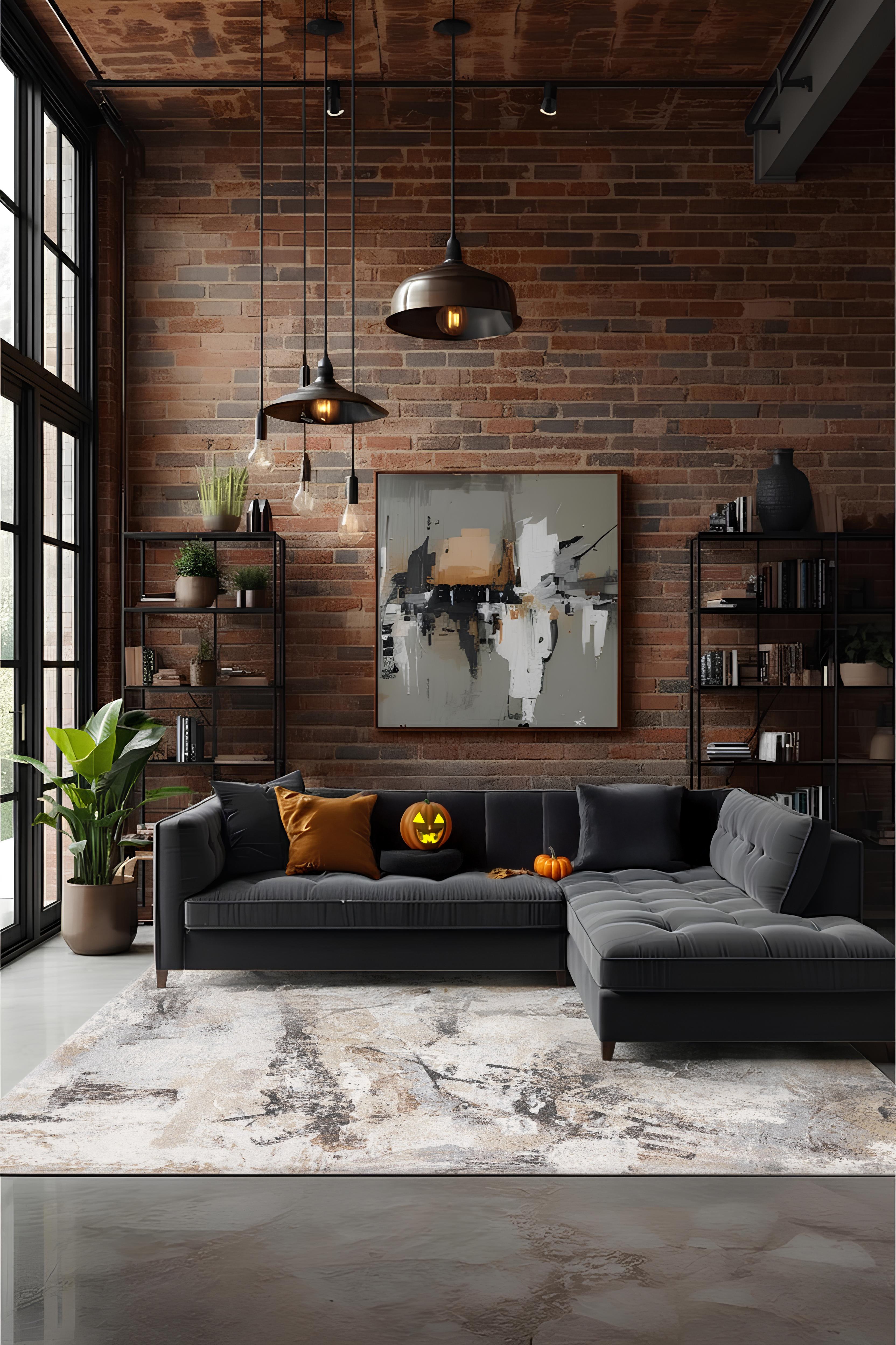 พรมปูพื้น EXPRESS CARPET รุ่น Argentum รหัส 63825 9243 ขนาด 160x230 ซม.หนา 11 มม. สีเทาน้ำตาล