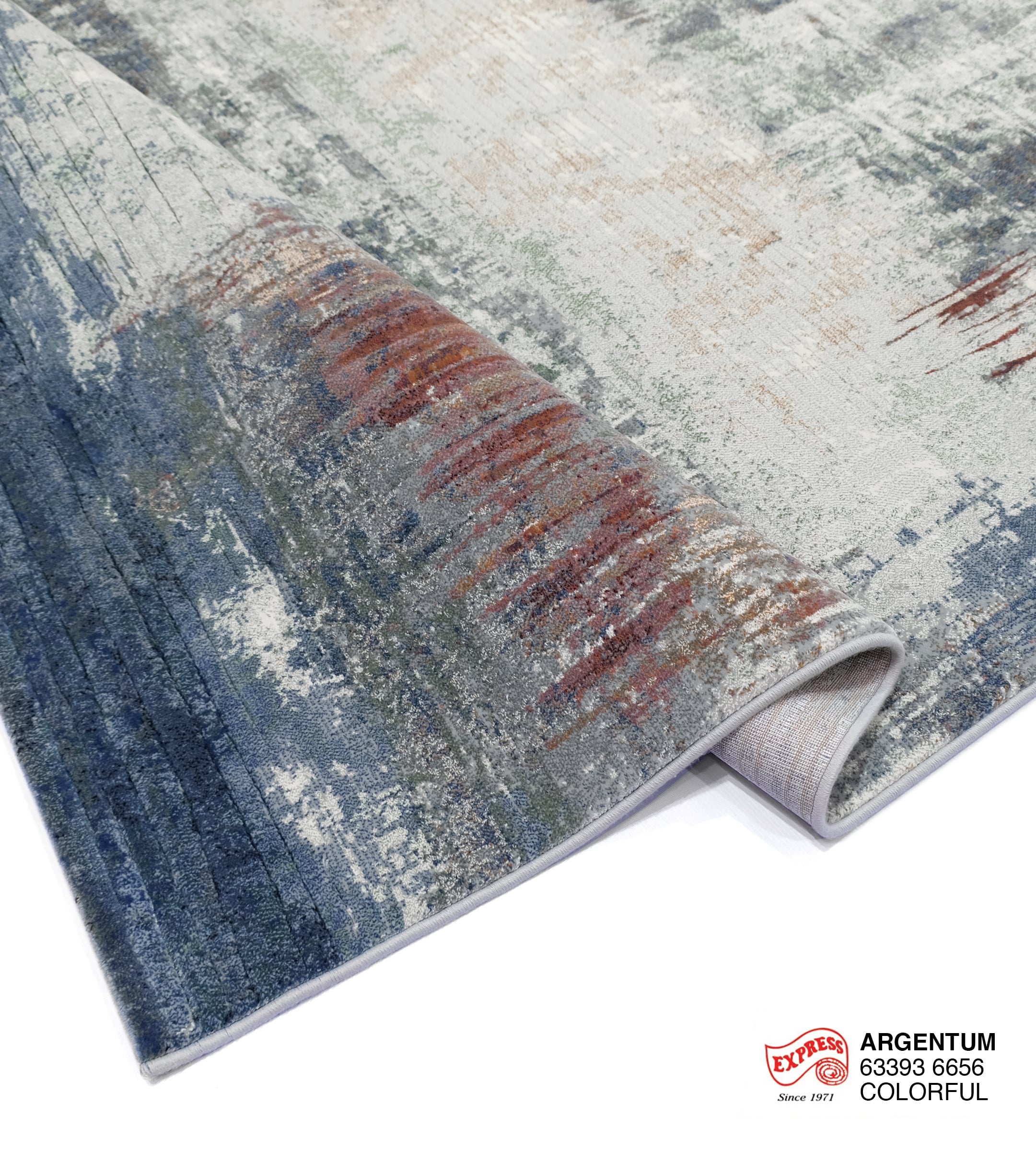 พรมปูพื้น EXPRESS CARPET รุ่น Argentum รหัส 63393 6656 ขนาด 160x230 ซม.หนา 11 มม. หลากสี_3