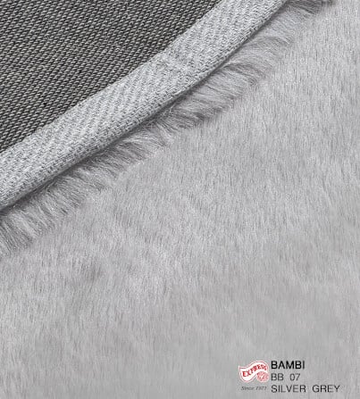 พรมปูพื้นวงกลม EXPRESS CARPET รุ่น BAMBI รหัส BB07 C160 ขนาด เส้นผ่านศูนย์กลาง 160 ซม. หนา 35 มม.  สีเทา_3
