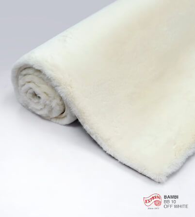 พรมปูพื้น EXPRESS CARPET รุ่น BAMBI รหัส BB10 L1 ขนาด 200X290 ซม. หนา 35 มม.  สีขาว_2
